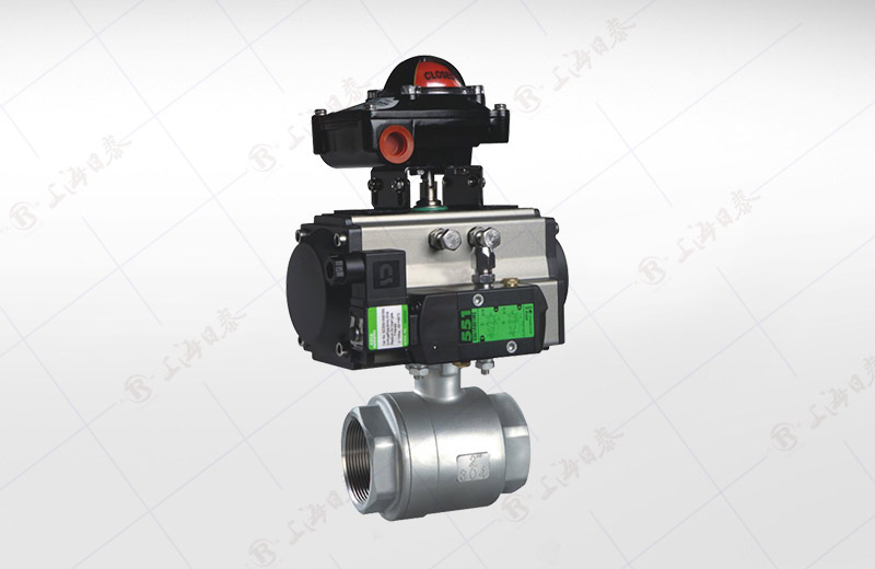 Pneumatic 2-piece Female Thread Ball Valve