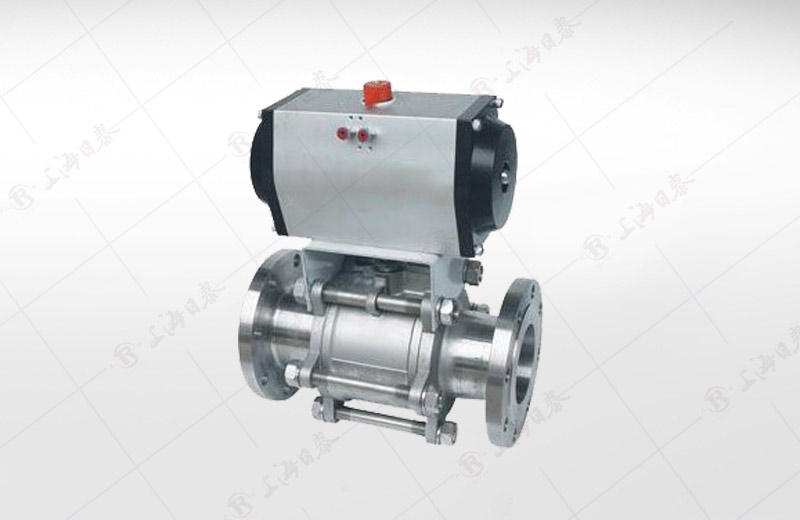 Pneumatic Three-piece Flange Ball Valve